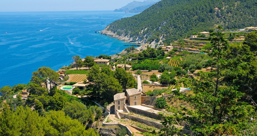 La Sierra de Tramontana es la zona de más altura de Mallorca
