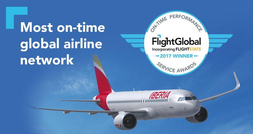 Iberia is the world’s most punctual airline