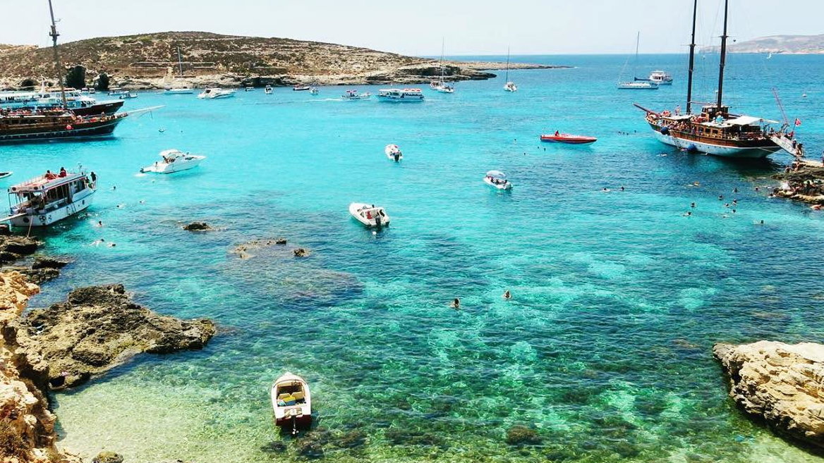 La Laguna Azul es un ícono de Malta y de sus calas
