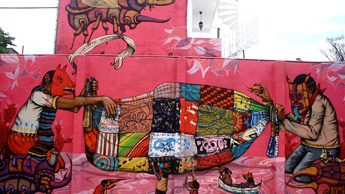 Tejedores de Sueños (2010)  by the artist Saner
