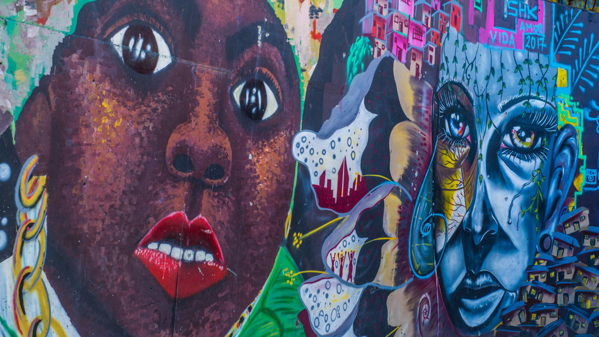 The streets of Medellin are full of colours and life