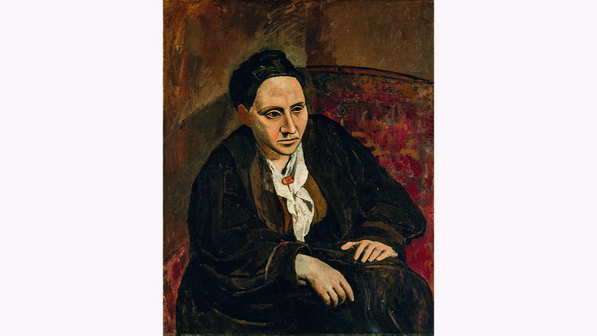 La editora y coleccionista  Gertrude Stein por Picasso