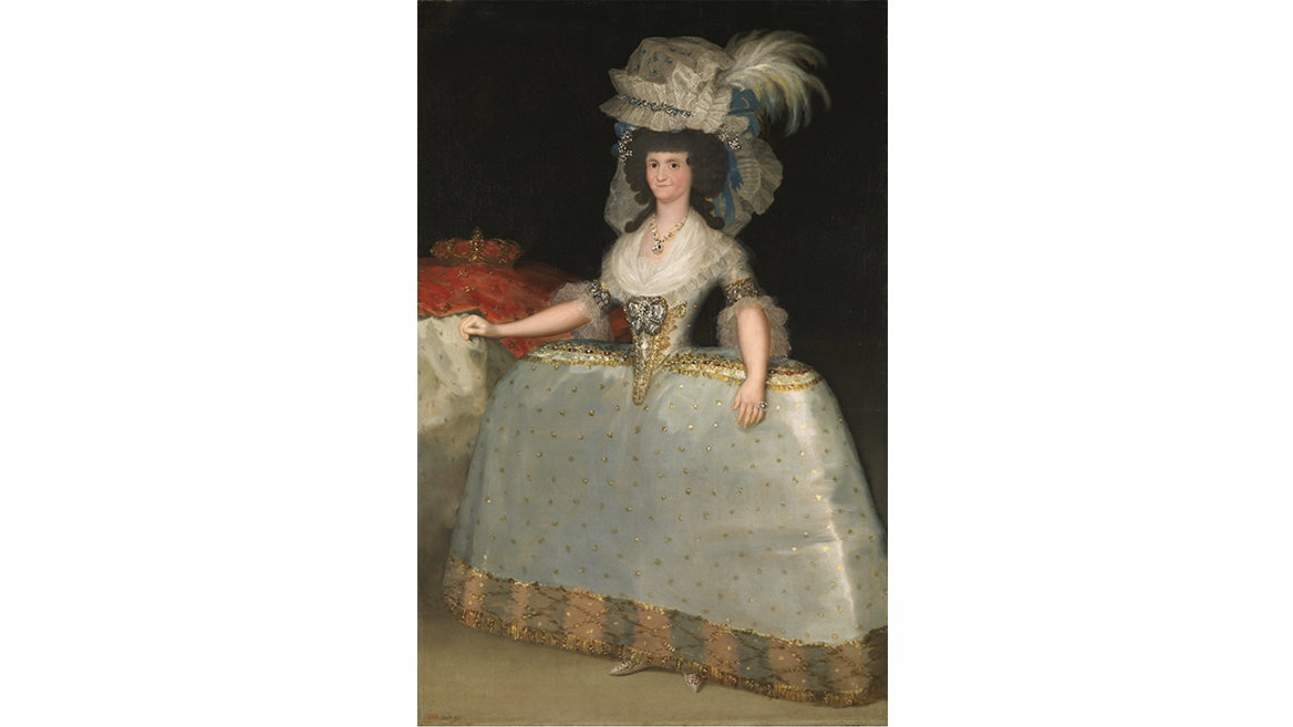 Francisco de Goya La reina María Luisa con tontillo, hacia 1789