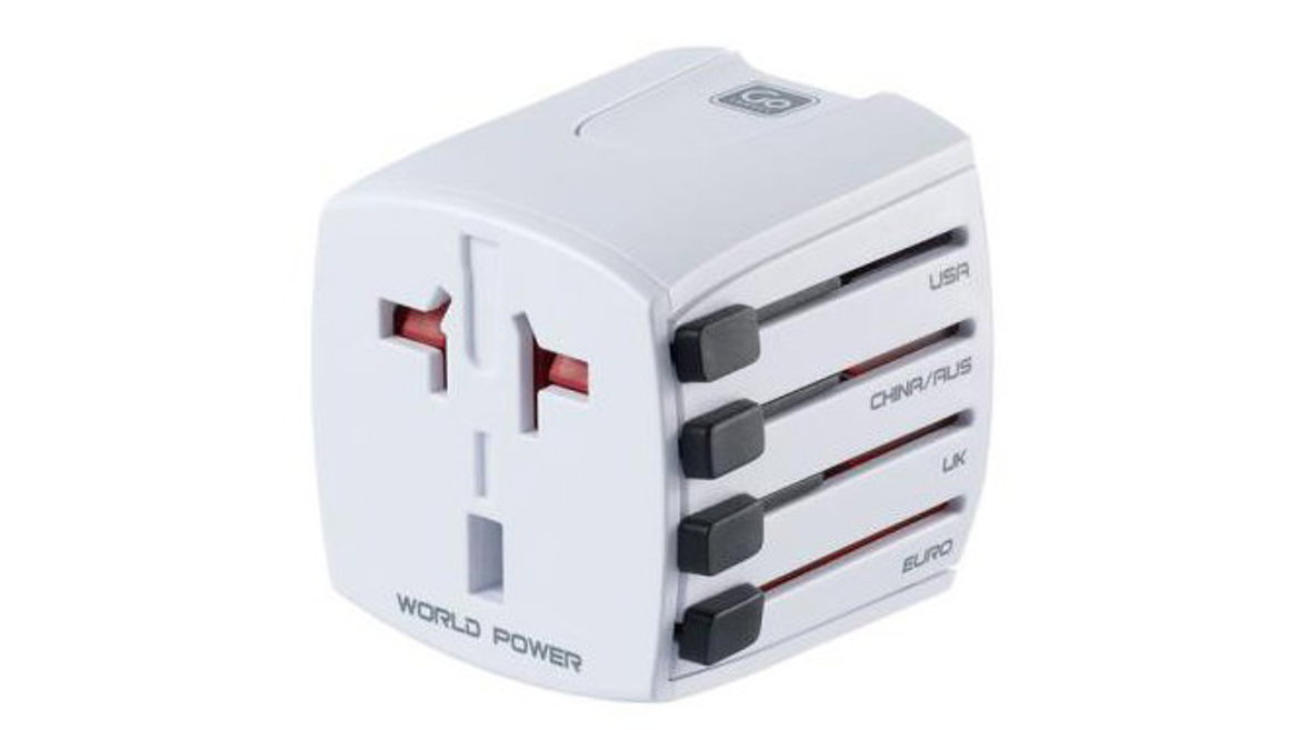Llevar un adaptador universal es de gran ayuda