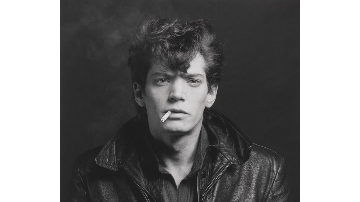 Image of man smoking a cigarette 