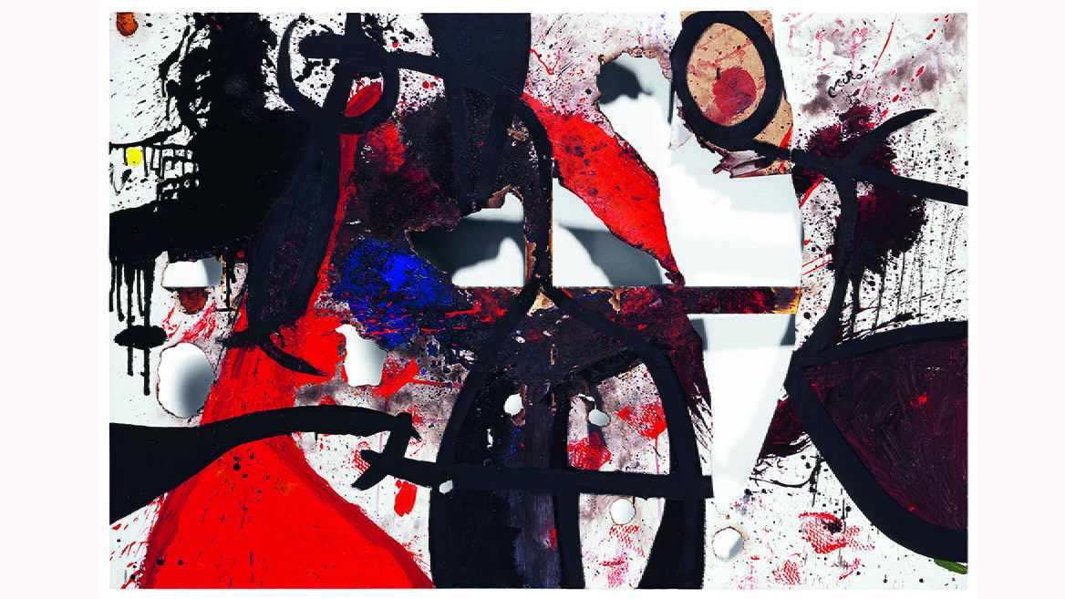 Joan Miró Toile brûlée II 1973