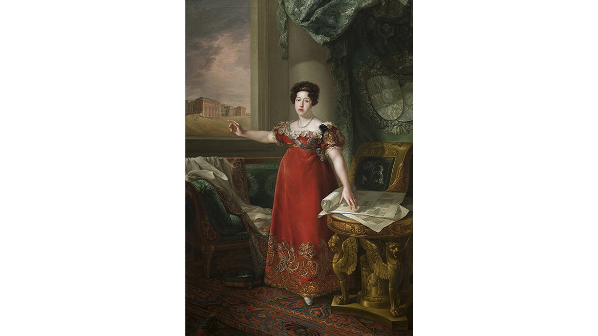 María Isabel de Braganza as a founder of the Museo del Prado Bernardo López Piquer