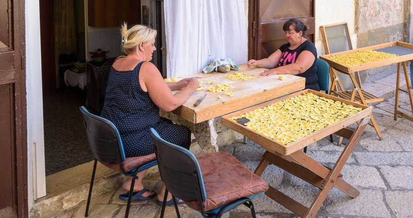 arco basso orecchiette bari