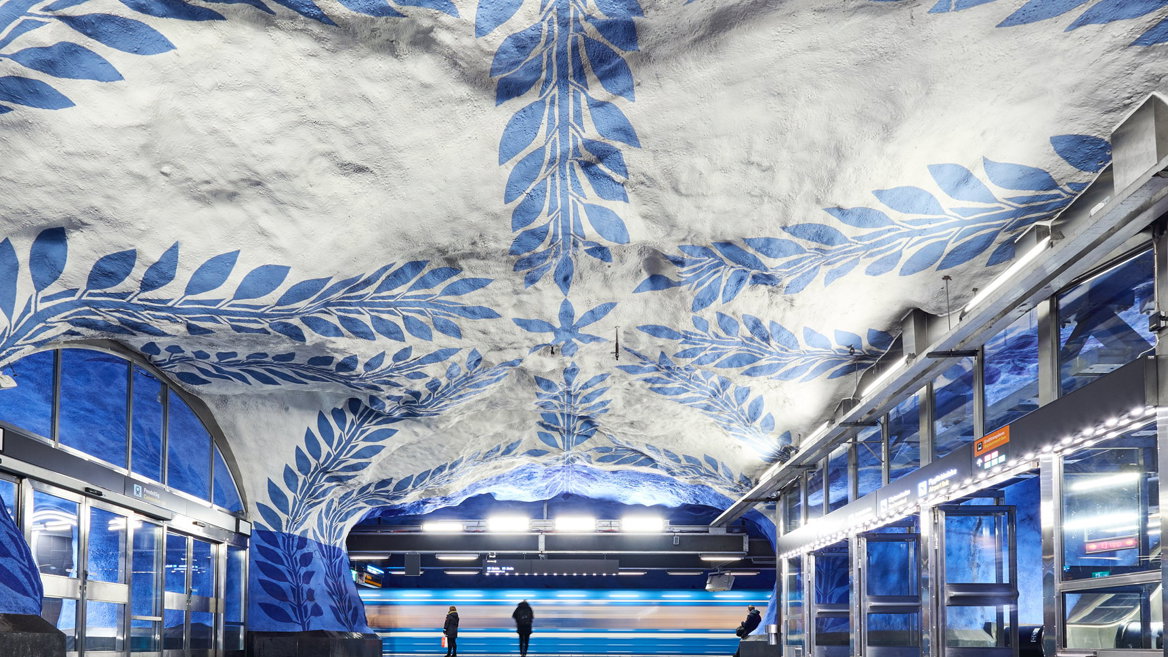 T-Centralen Estocolmo arte underground
