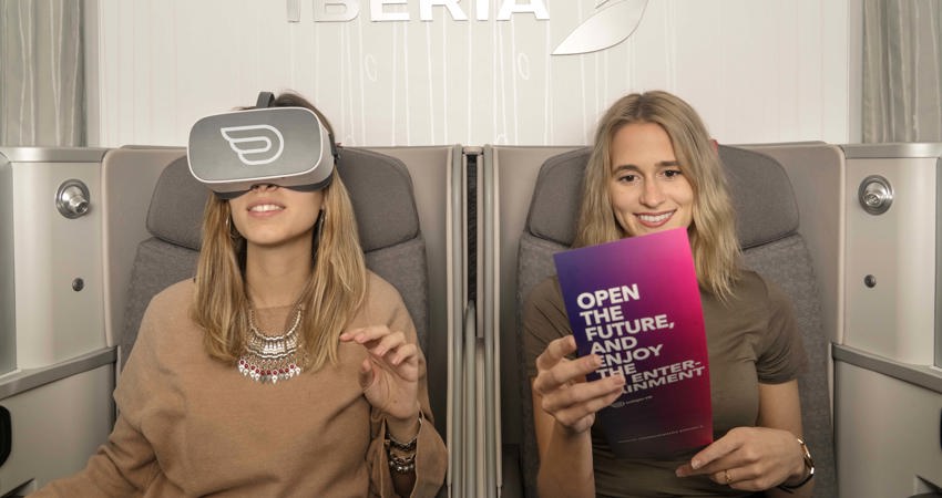 Llega la realidad virtual a los aviones de Iberia