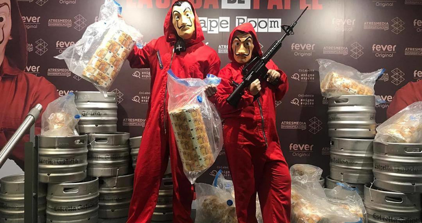La Escape Room de La Casa de Papel vuelve a Madrid en primavera