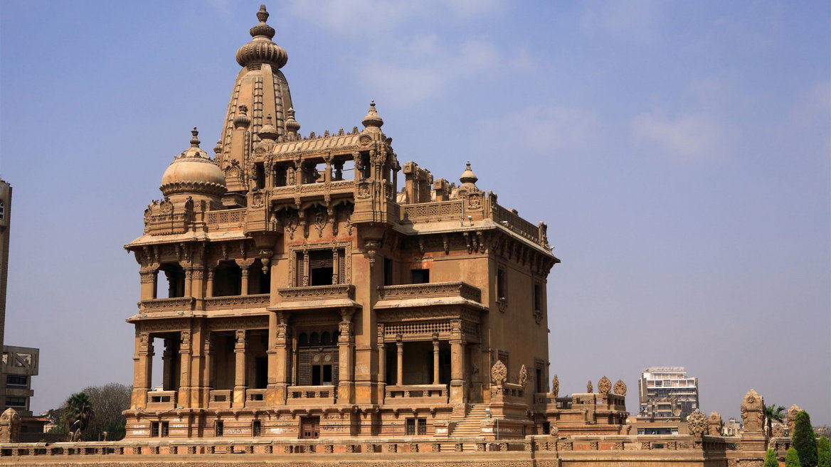El palacio del barón Empain de El Cairo está inspirado en el templo hindú de Angkor Wat en Camboya.