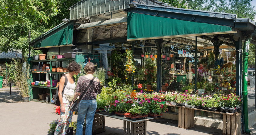 El mercado de flores Marché Aux Fleurs de París es una visita obligada para esta primavera.