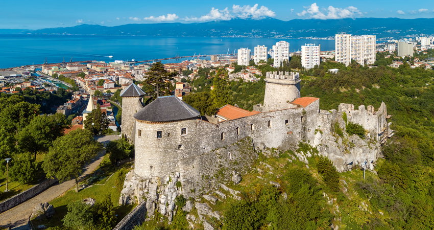 La entrada al Castillo de Trsat es gratuita y ofrece unas vistas privilegiadas a la ciudad de Rijeka.