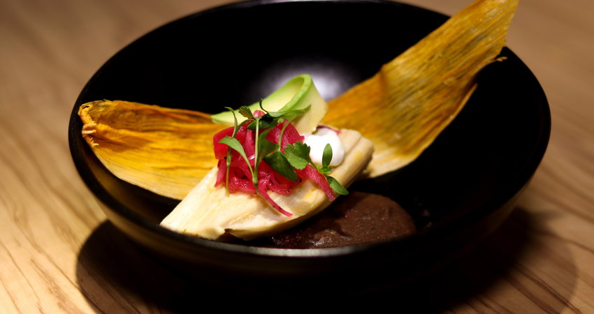 The tachin de cochinita pibil of the Mexican restaurant Tepic in Madrid.