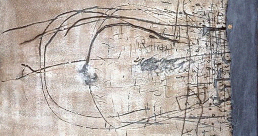 La Fundació celebra su 30 aniversario con una muestra centrada en el período en que Antoni Tàpies estaba en la treintena, entre 1953 y 1963.