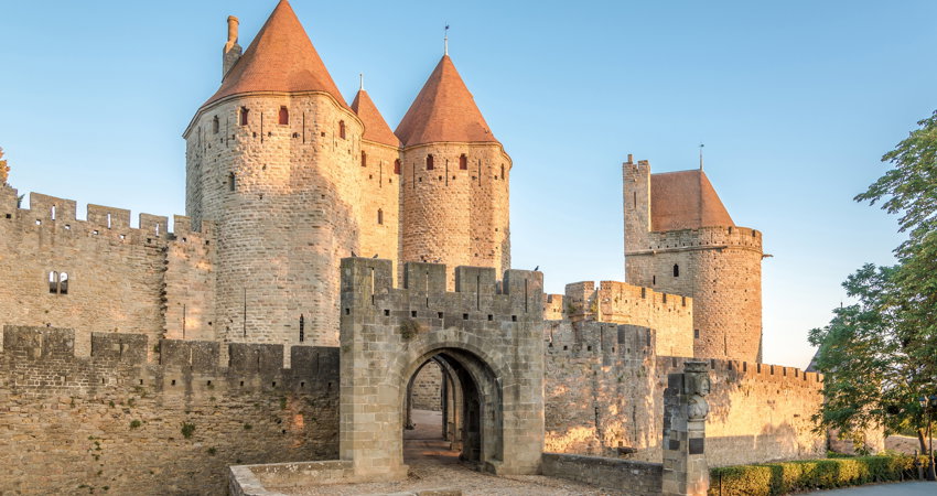 The Narbonnaise door is the main entrance to one of Europe’s prettiest mediaeval villages: Carcassonne.