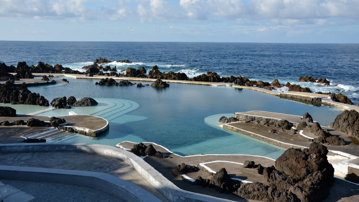 The natural pools in Porto Moniz are considered one of the most beautiful and popular places on Madeira