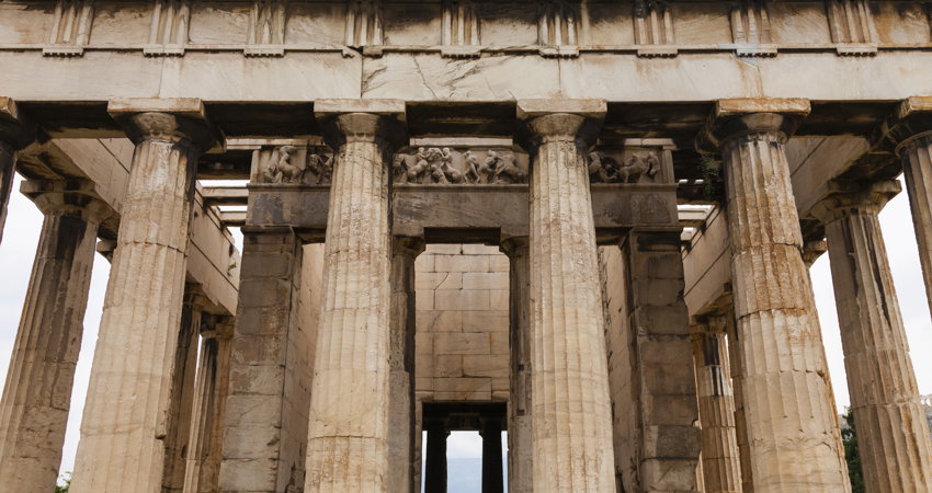 The Temple of Hephaestus, in Athens, is the best-preserved Doric temple in all of Greece