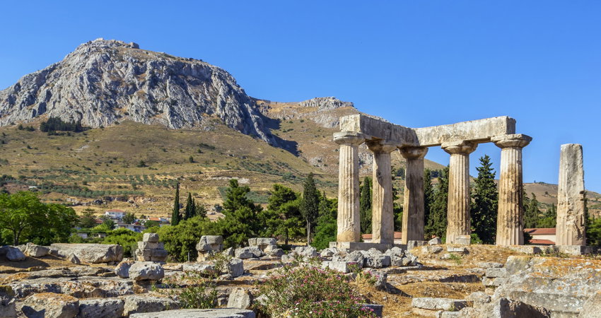 The Temple of Apollo in Ancient Corinth is an unmissable way to explore Ancient Greece.