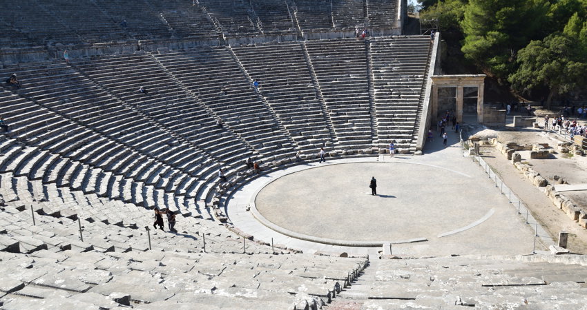 The Ancient Theatre of Epidaurus is the best preserved of ancient theatres and is located just two hours from Athens.