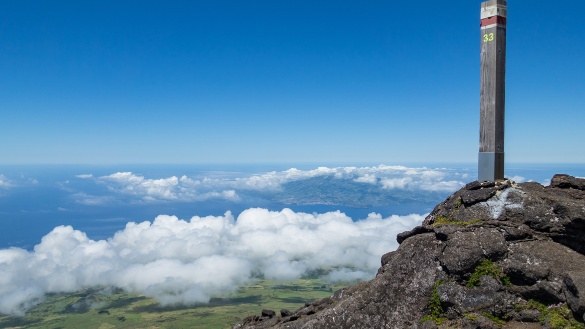 La isla de Pico es el punto más alto de las islas Azores y de toda Portugal.