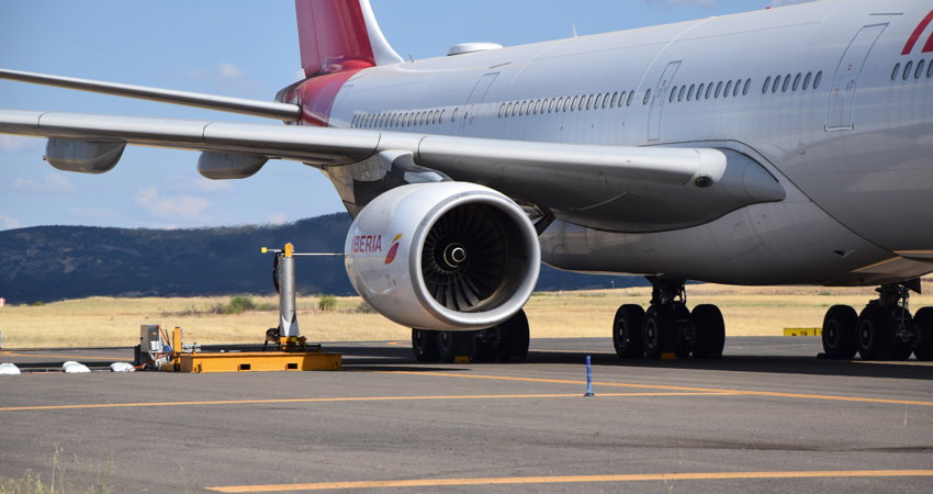 Iberia acaba de medir las emisiones de un Airbus A340 como parte del proyecto Aviator.