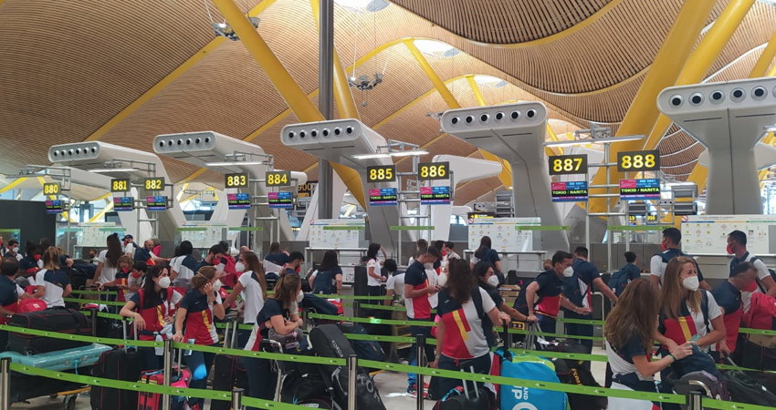 Iberia ha sido la aerolínea oficial del COE para Tokio 2020.