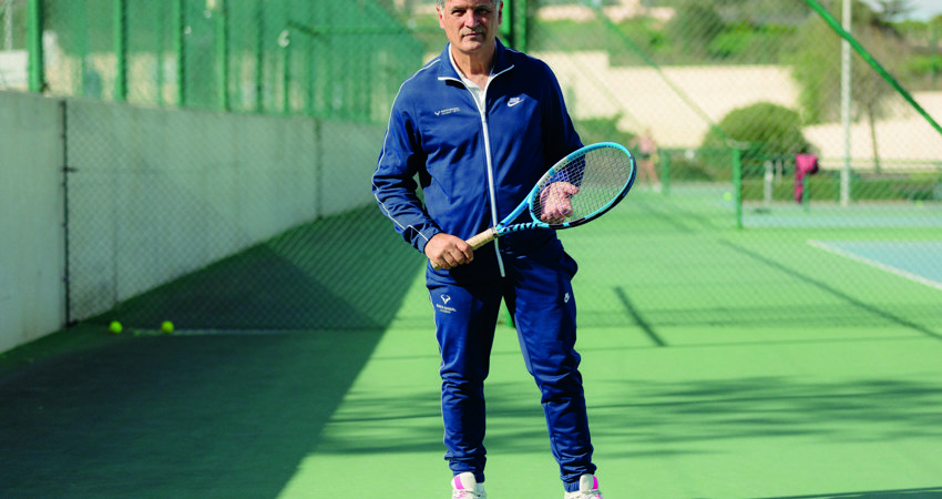 Toni Nadal en la Rafa Nadal Academy by Movistar