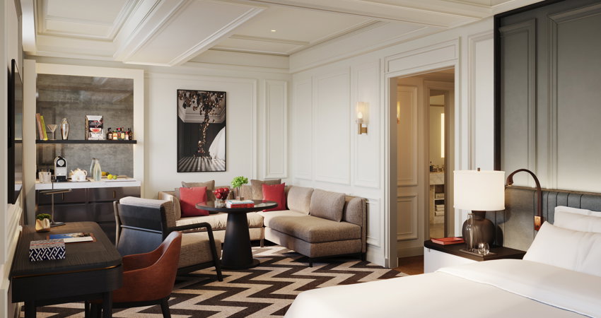 Suite del Rosewood Villa Magna