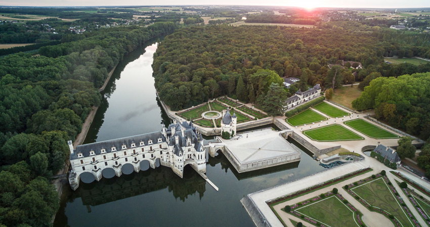 El Château de Chenonceau fue construido entre 1513 y 1517 por Thomas Bohier. Su mujer, Catherine Briçonnet, influyó enormemente en el diseño / foto: ADT Touraine, Gillard et Vincent