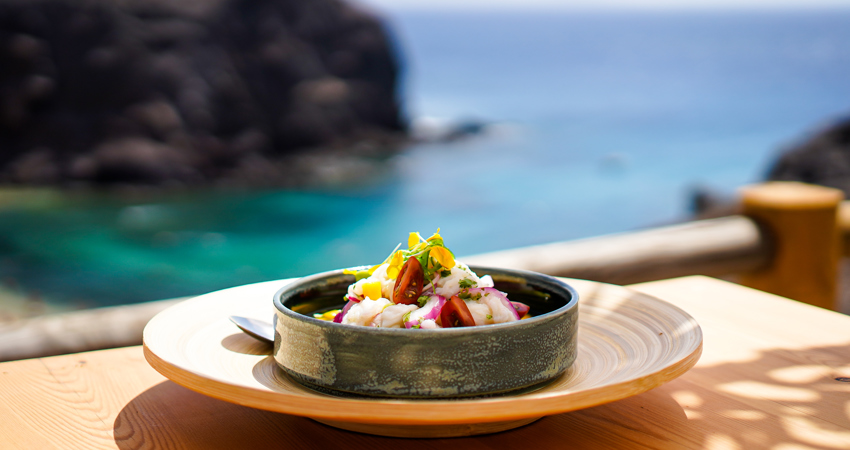 Ceviche de Be Papagayo, en Lanzarote