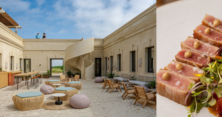 El Cuartel del Mar and its Roasting tuna belly served with a ginger piriñaca salad