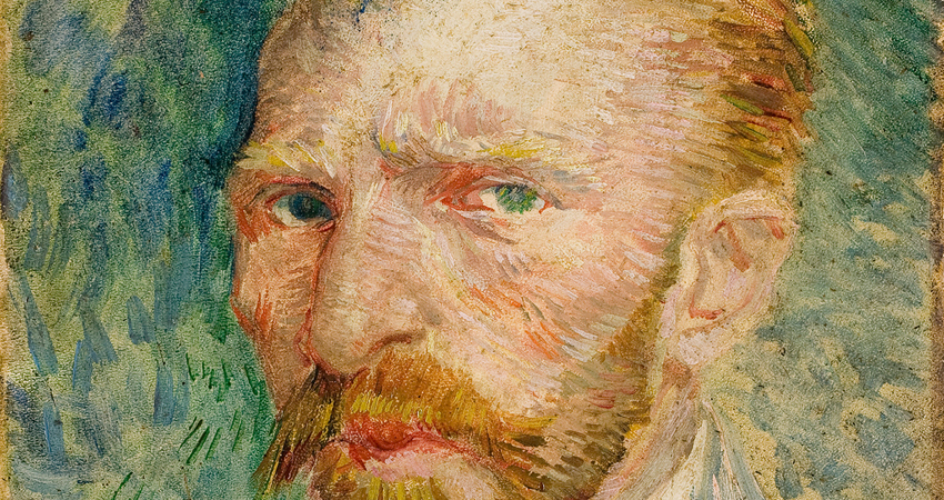 Autorretrato de Van Gogh perteneciente a la serie de 1887.