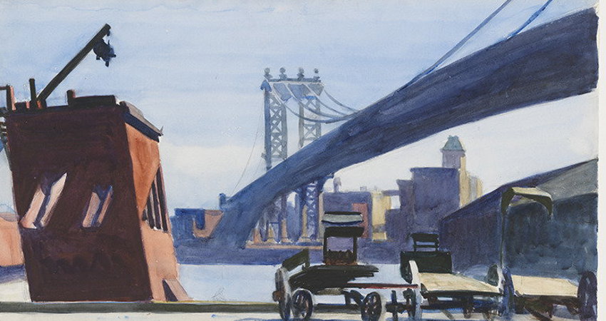Puente de Manhattan por Edward Hoppe