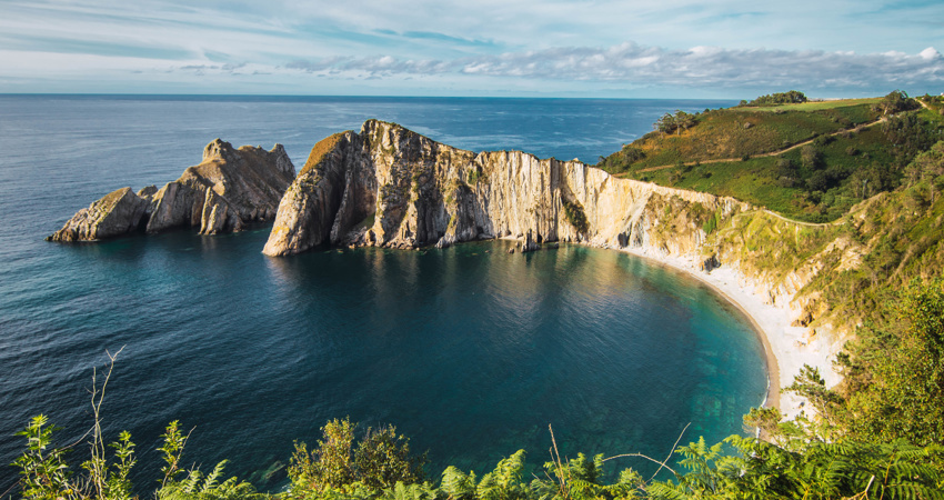 Playa del Silencio, en Cudillero