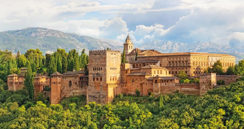 Views of La Alhambra in Granada