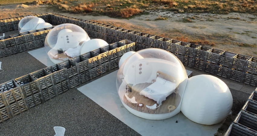 Bubbles in Aire de Bardenas