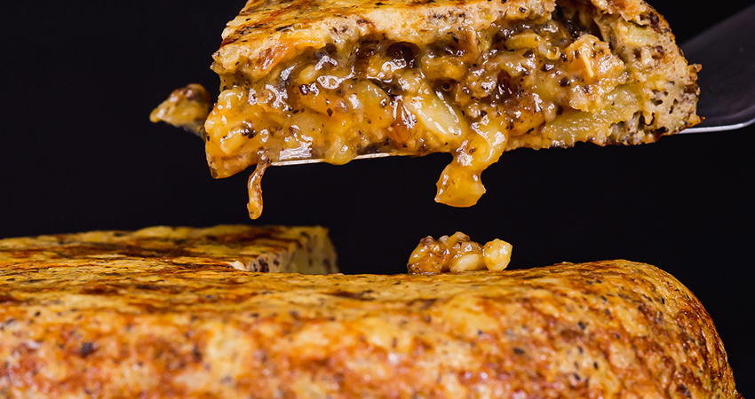 Tortilla trufada de Desfase, absolutamente cremosa
