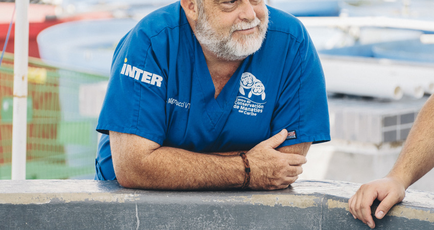 En la foto, Antonio Mignutti, director del Centro