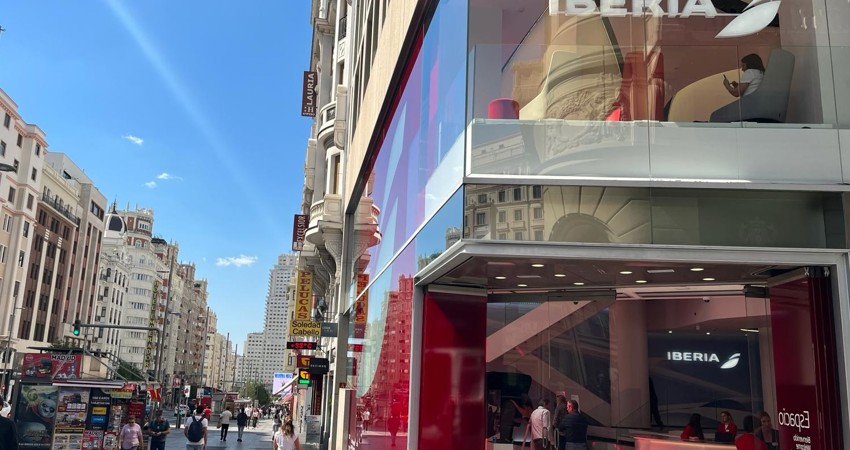 Espacio Iberia en plena Gran Vía