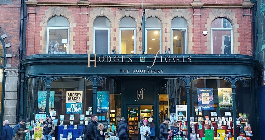 Hodges Figgis es una de las librerías más icónicas de Dublin