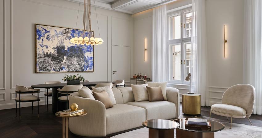 Luxury spaces at The Ritz-Carlton, Vienna. Photo by Davide Lovatti