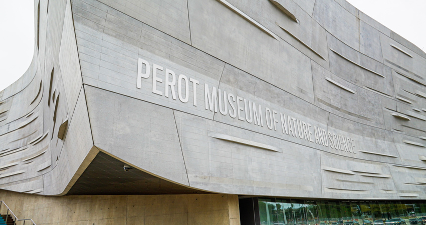 Perot Museum's entrance