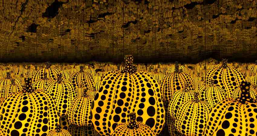 All the Eternal Love I Have for the Pumpkins, 2016. Yayoi Kusama. Courtesy of Dallas Museum of Art.