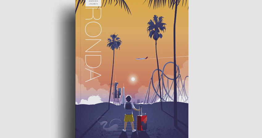 La nueva portada de Ronda, diseñada por El Chico Llama