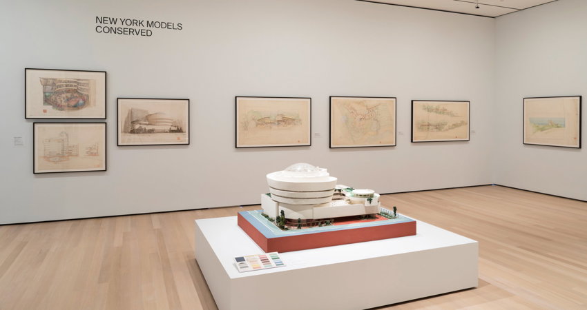 La exposición “Frank Lloyd Wright at 150: Unpacking the Archive” presenta 450 obras casi inéditas