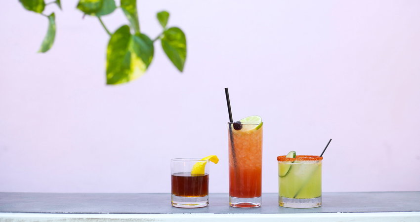 Stylish coktails with tropical flavours in Wynwood