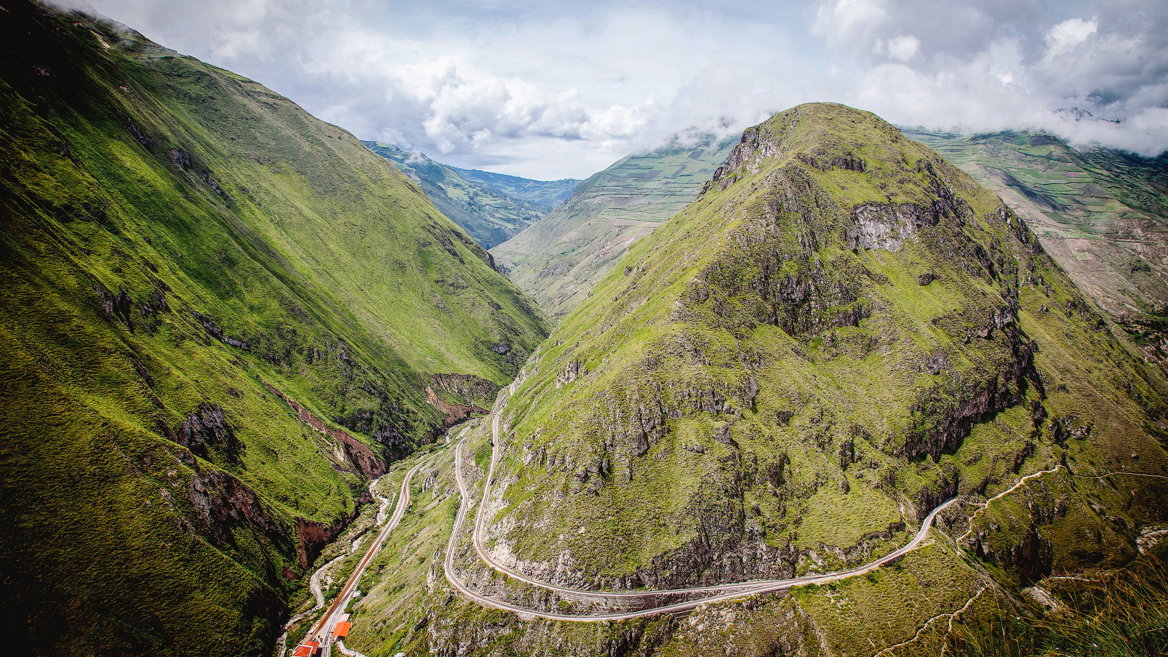 The Devil’s Nose brings the train to 2,000 metres above sea level