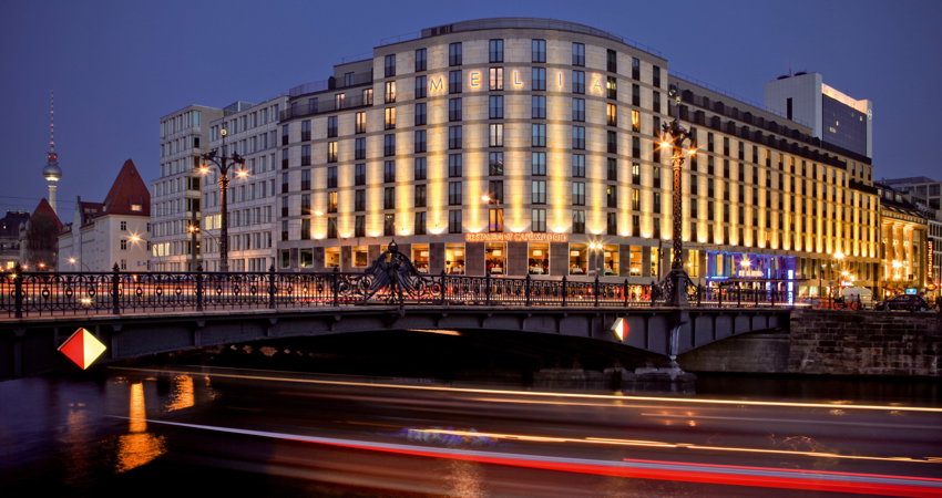  Meliá Berlin, on one of the city’s prime shopping streets